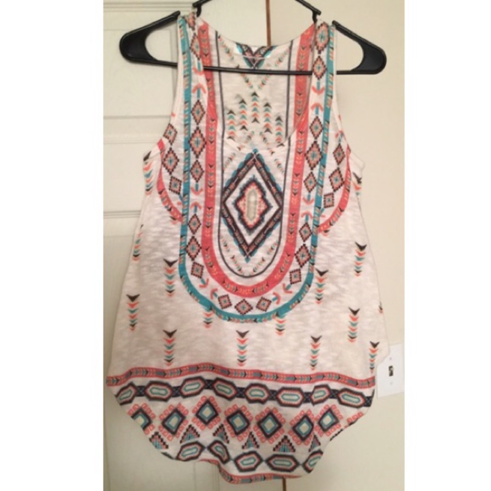 Pattern tank top